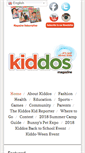 Mobile Screenshot of kiddosmagazine.com